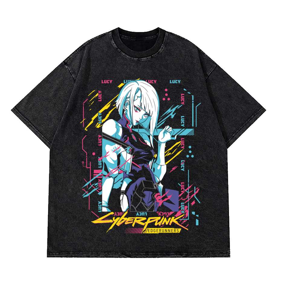 Lucy Acid Wash Tee