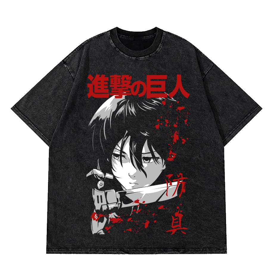 Mikasa Acid Wash Tee