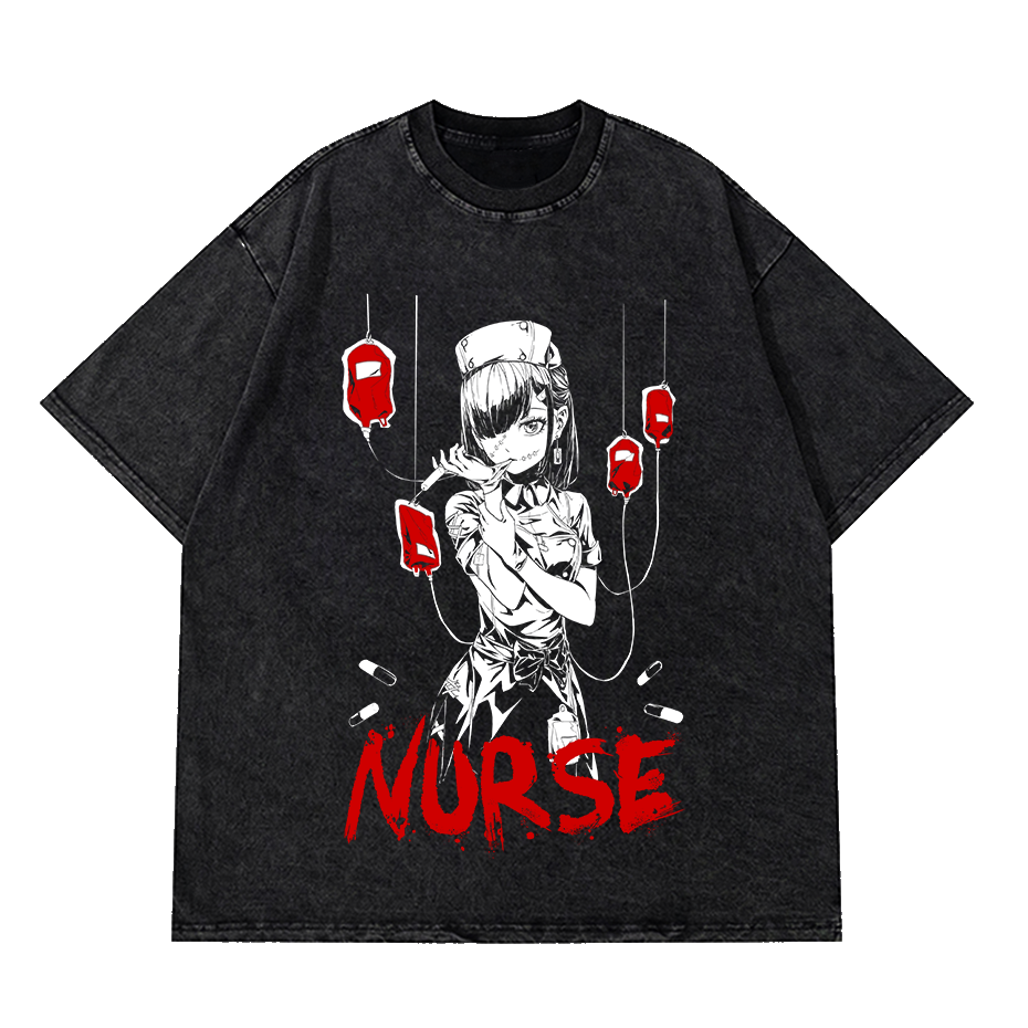 Nurse Acid Wash Tee